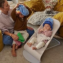 BabyBjörn Bouncer Bliss, Melange, Light Grey