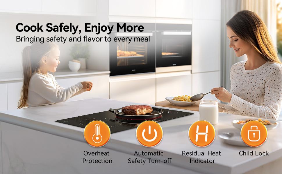 double induction hob