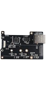 ZDE ZP593 PCIe to 2.5G Ethernet PCIe to M.2 Key-M NVMe SSD HAT Expansion Board For Raspberry Pi 5...