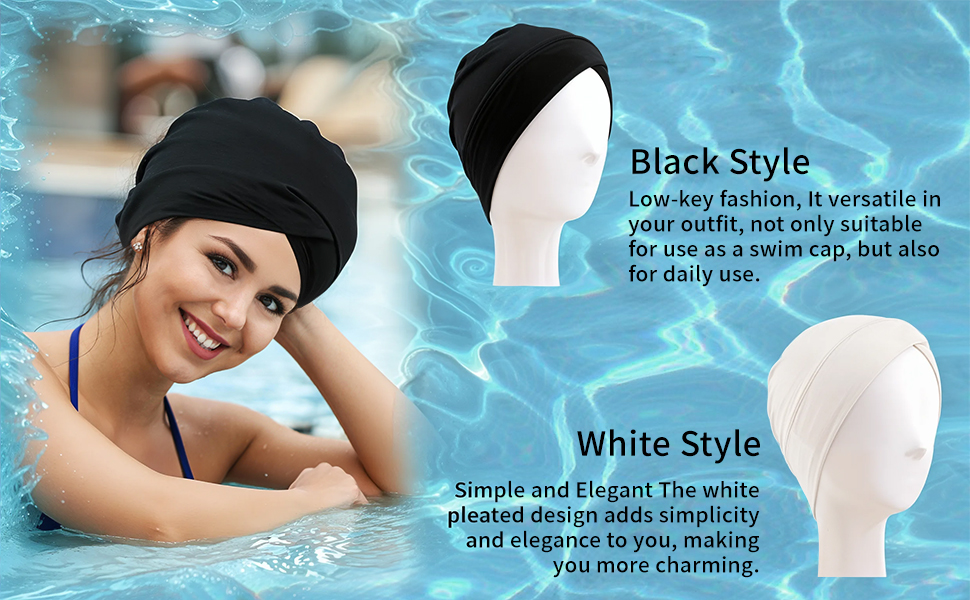 elastic swimming cap
