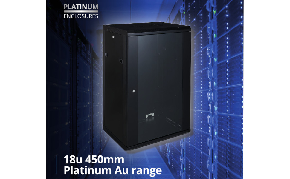 Platinum Enclosures 18u 450mm Data Cabinet