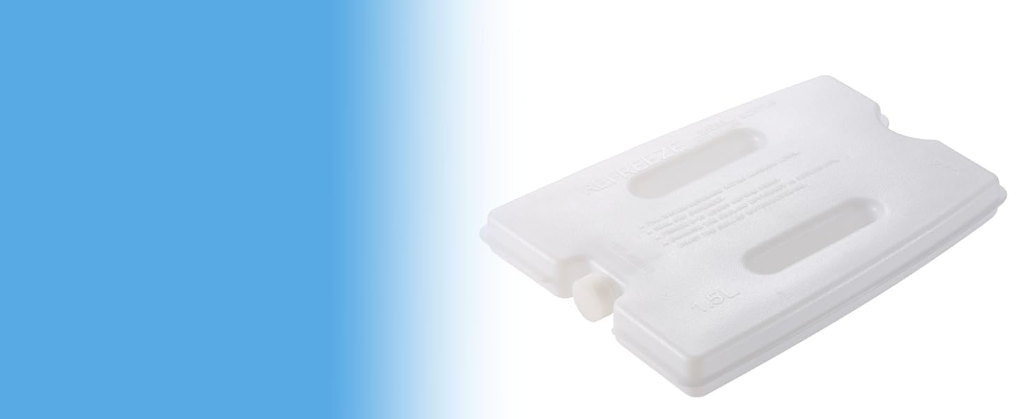 Compartment devider which doubles as a fillable icepack or use as drink bottle