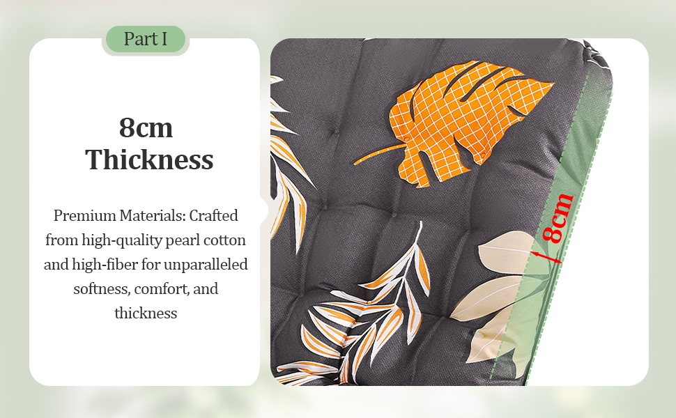 Thicken Sun Lounger Cushions Only