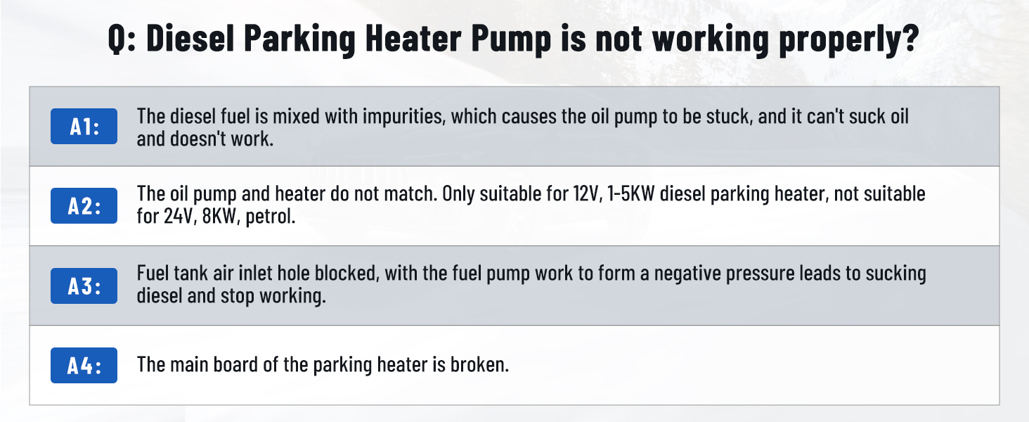 chinese diesel heater fuel pump