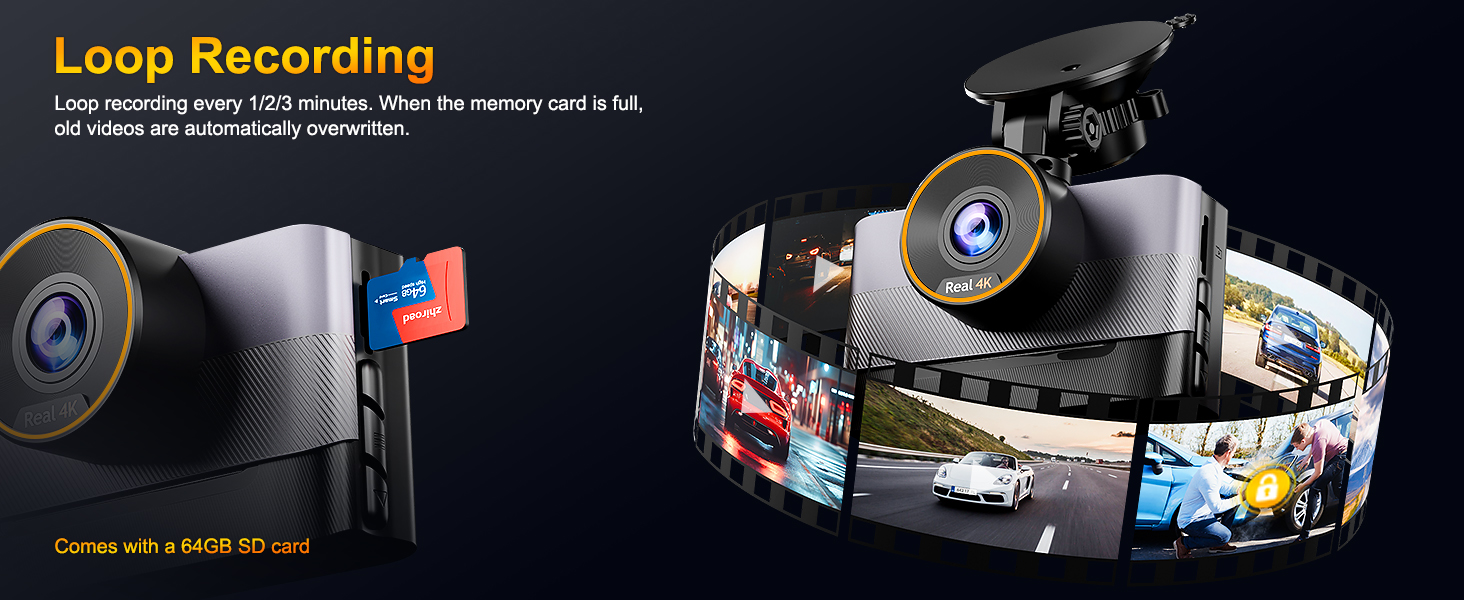 dual dash cam front and rear