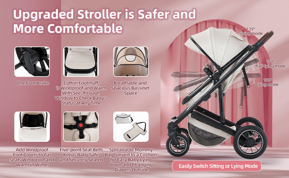Baby Stroller and Car Seat Combo