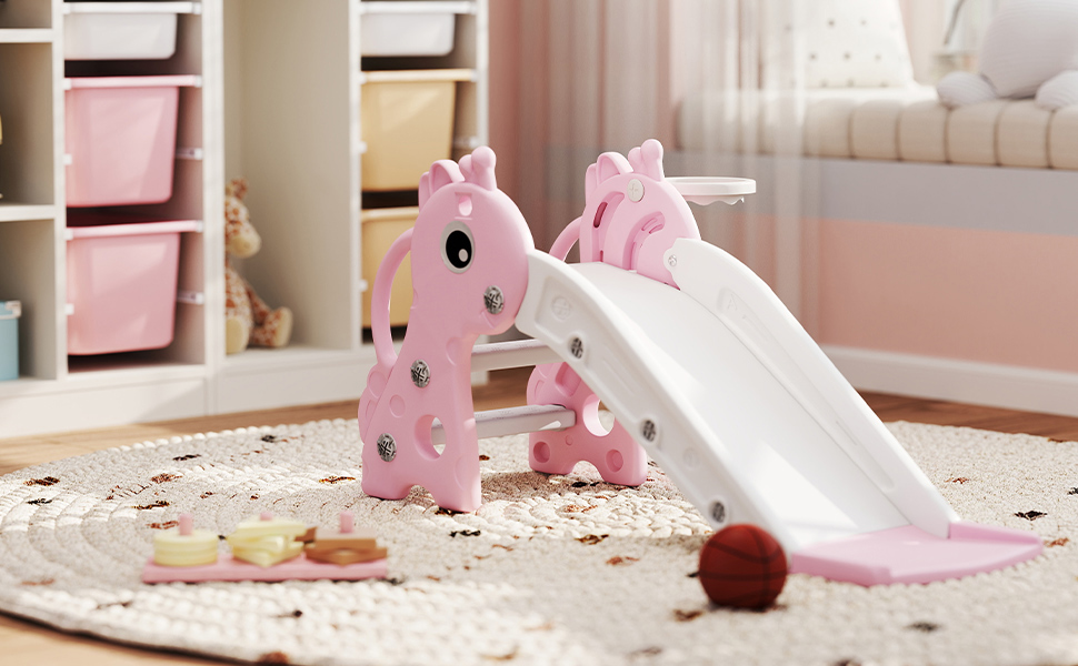 small kiddie child inside stair freestanding birthday presen