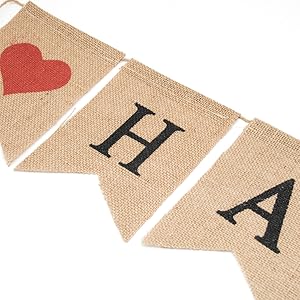 Happy Mother's Day Burlap Flag