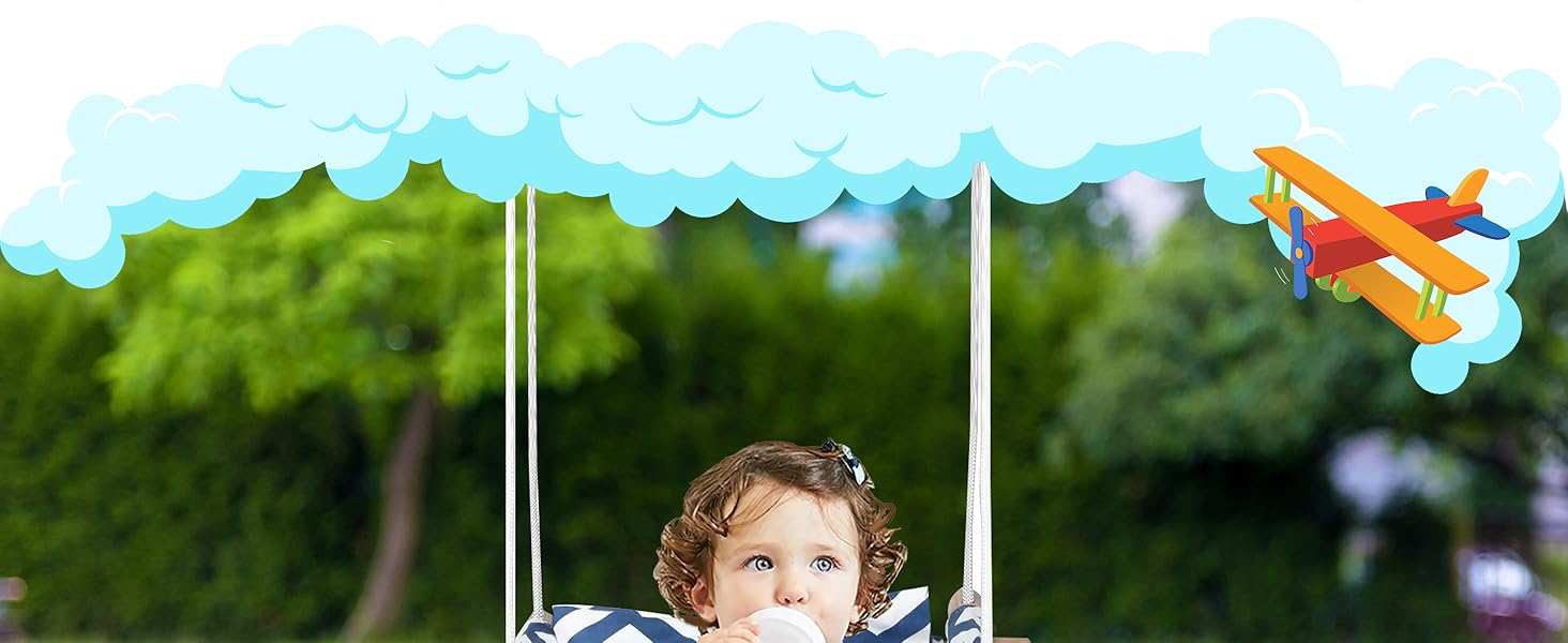 baby seat swing baby swing outdoor swing for toddlers age 1-3 toddler swing set