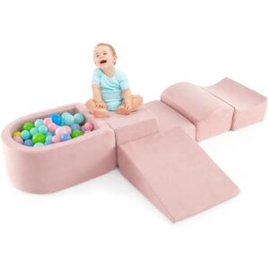 Maxmass 5Pcs Toddler Climb and Crawl Foam Play Set