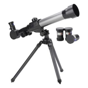 Kids Telescope with Tripod | Optical Refractor Telescope with HD Eyepieces | Portable Monocular for Moon