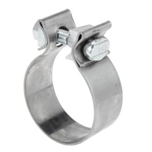 Hihaha Exhaust Pipe Clamp/Exhaust Muffler Tube Joint for Car Truck/Durable Stainless Steel 2.36" 30mm / 1 Pc Silver Tone