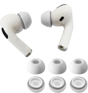 KASOTT Upgraded Best Memory Foam Ear Tips for AirPods Pro 1st & 2nd Gen | New Version 5.0 | Comfortable Foam Ear Tips | Better Noise Cancellation | 3 Pairs Replacement Tips (S/M/L