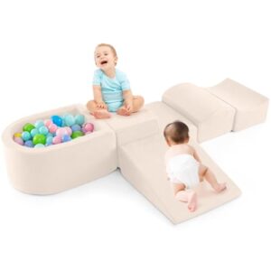 Maxmass 5Pcs Toddler Climb and Crawl Foam Play Set