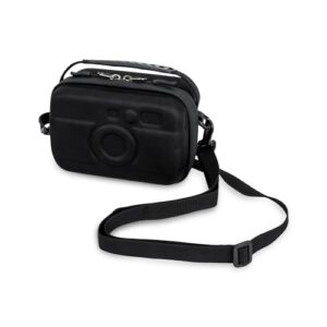 JJC Hard Camera Pouch Travel Case for Fujifilm Insta. Mini Evo LiPlay X100VI X100V Leic. SOFORT 2 Koda. Mini Shot 2 Retro for Canon V10 G7XII G1XIII Panasoni. Lumix S9+S-R26 Lens DC-G100