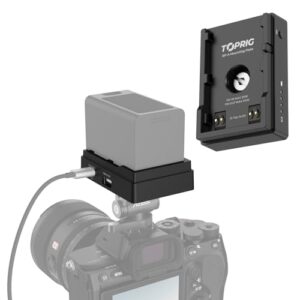 Toprig BC08 BP-A30 BP-A60 Battery Adapter Plate