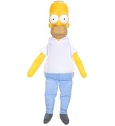 THE SIMPSONS Talking Krusty Doll Plush, 16-Inch Good and Evil Krusty Pull String Doll, From The C...