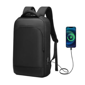 MANETTA Slim Laptop Backpack for Men Women 15.6 inch Laptop Backpack Water Resistant Computer Notebooks Lightweight Small Backpacks For Business Work