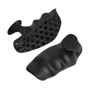 F Fityle Gym Weight Lifting Grips Pull up Hand Grips Non Slip Silicone Gym Grips Pads for Palm Protection
