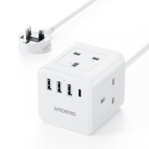 PD20W Extension Lead with 4 USB Slots