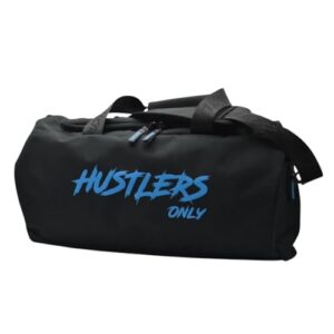 Hustlers Only’s Duffle Bag with Adjustable Shoulder Strap for Gym & Weekend Bag – Durable Polyester Multiple Pockets