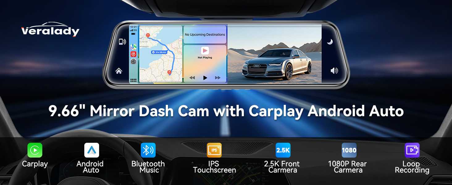 2.5k dash cam, 2.5k rear view camera, 2.5k front and rear dash camera