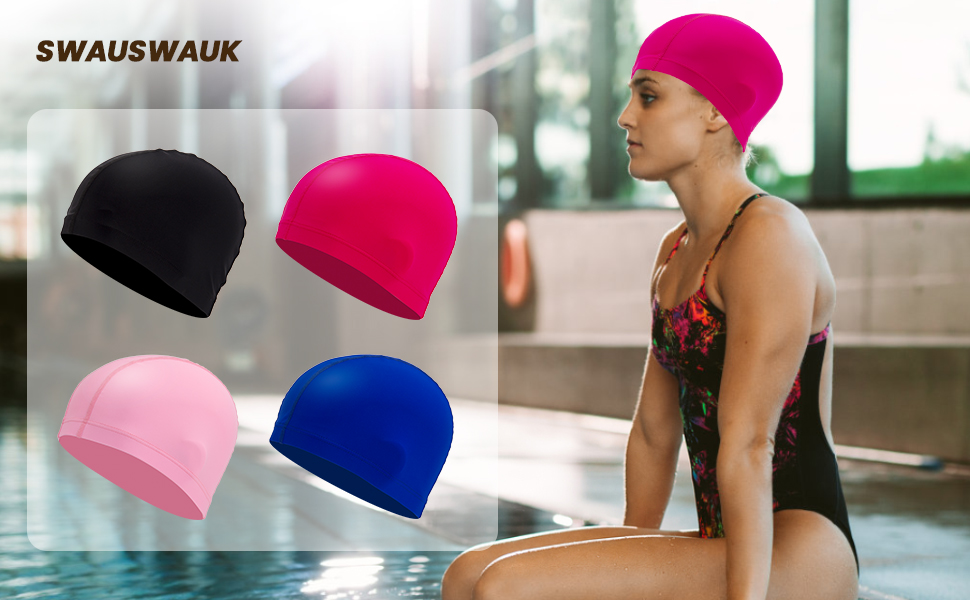 Fabric Swimming Cap