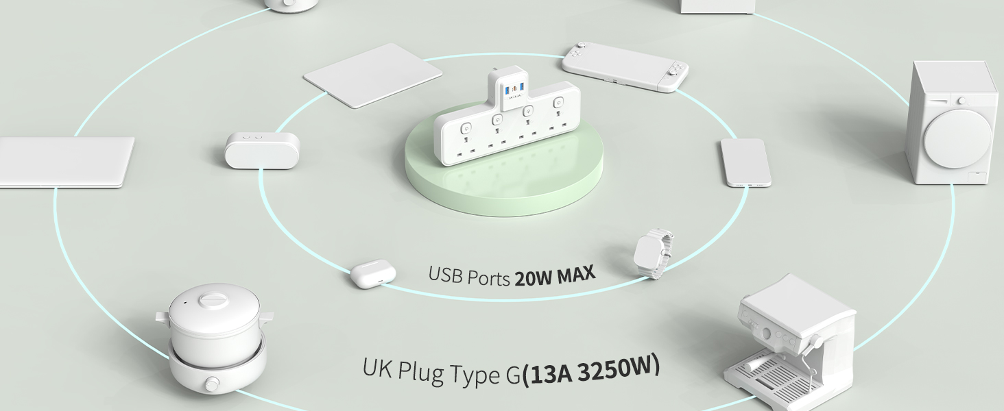 Multi Plug Extension Socket