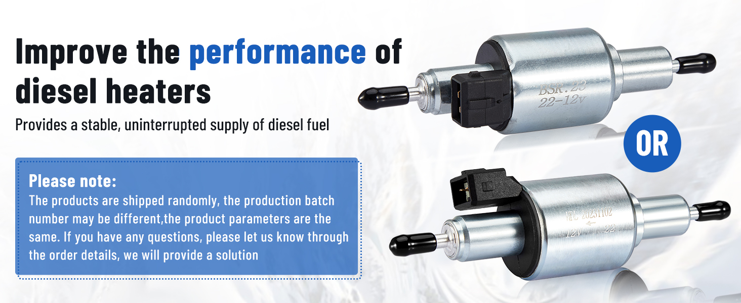 5kw diesel heater fuel pump 12v