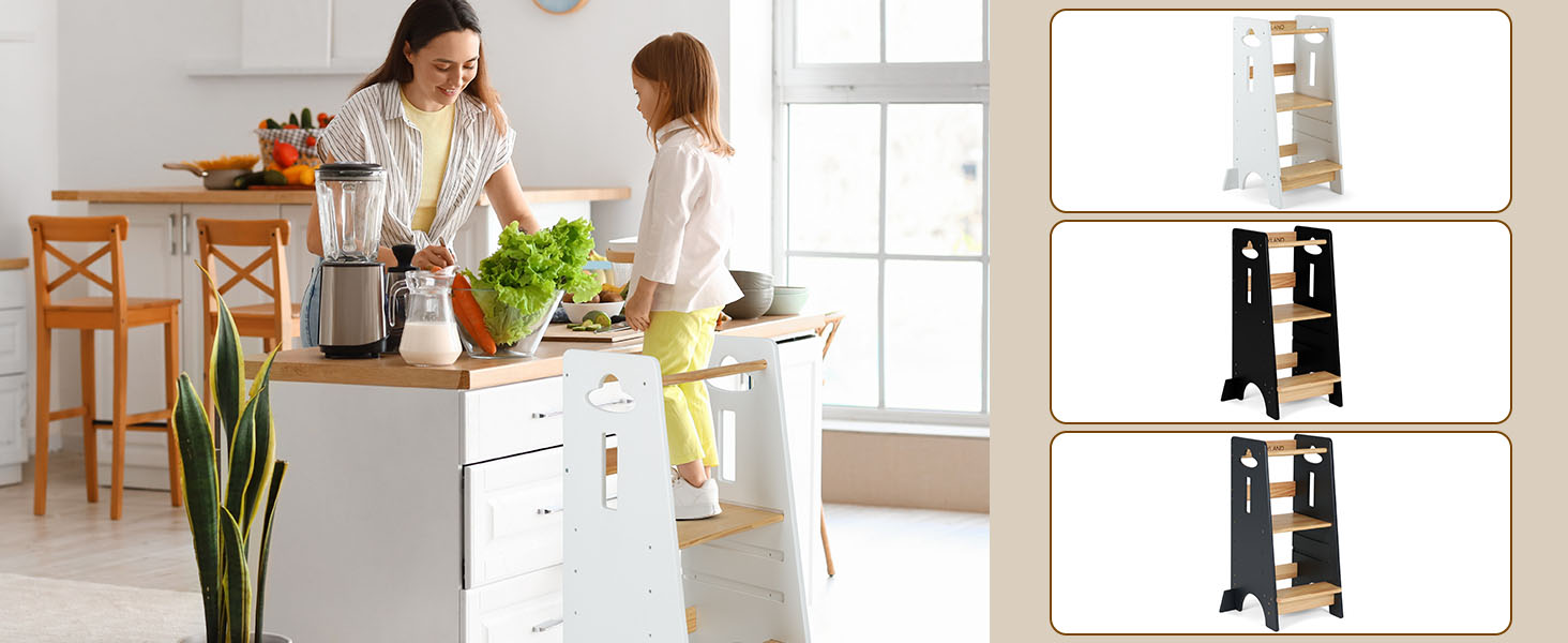 COSYLAND Nursery Step Stool for Kids 