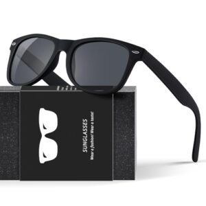 Vufurl Sunglasses Men-Ultra Light Rectangular Polarized Sunglasses for Women