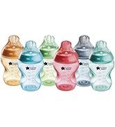 Tommee Tippee Natural Start Newborn Starter Set, 260 ml and 150ml Anti-Colic Baby Bottles, Medium...