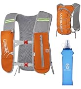 mokzer Running Vest Backpack Cycling Bike Hiking Outdoor Lightweight Hydration Packs with 500ML W...