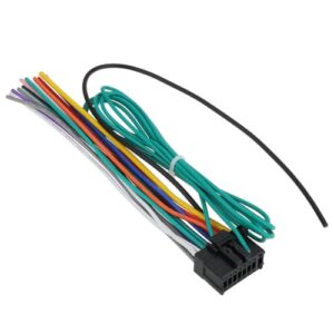 The Lord of the Tools 16Pin Wire Harness Replacement Compatible with Pioneer DMH MVH SPH Series Car Radio Models DMH-100BT DMH-1500NEX MVH-200EX SPH-DA12
