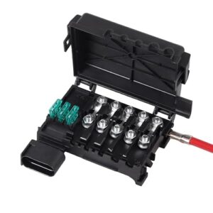 Bohaner Fuse Box Battery Terminal Battery Fuse Box for VW Sharan 7M Seat Alhambra Ford Galaxy 7M3937548 MK4 1J0937550A 1J0937550B 1999-2004