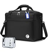 BAGZY for Wizzair/easyJet/Ryanair Underseat Cabin Bag, Large Foldable Duffel Bag Nylon Holdall Ha...