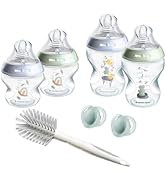 Tommee Tippee Baby Bottles, Advanced Anti-Colic Baby Bottle with Slow Flow Breast-Like Teat, 260m...