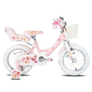 STITCH Unicorn 16 Inch Girls Bike for 4-7 Years Old Kids