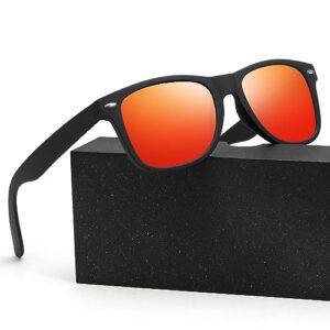 Vufurl Sunglasses Men-Ultra Light Rectangular Polarized Sunglasses for Women