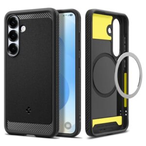 Spigen Rugged Armor MagFit Case Compatible with Samsung Galaxy S25 Plus