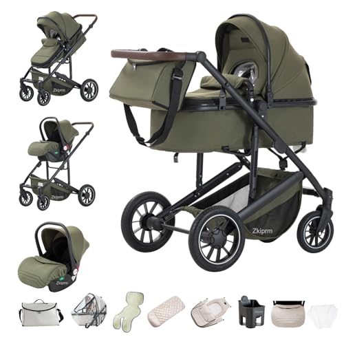 Zkiprm 3-in-1 Pushchair Travel System