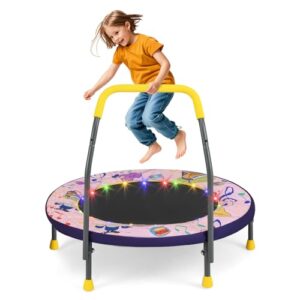 COSTWAY 36 Inch Mini Trampoline for Toddlers