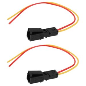 OTOTEC 2Pcs Car Tweeter Wire 4E0972575 Replacement Part 2 Pin Speaker Wiring Adapter 4B0971832 Compatible with Audi A1/A3/A4/A5/A6/A7/A8/Q2/Q3/Q5/TT