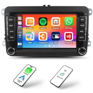 CAMECHO 4+64G Android 13 Car Stereo for VW Golf 5 Polo Skoda Caddy