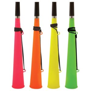 Neon Woofer Horn with String – Loud Plastic Stadium Trumpet