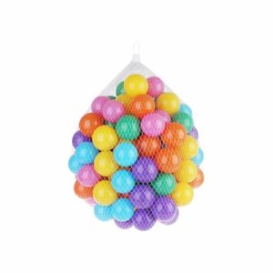 Saraika Multicoloured Plastic Play Balls for Kids – Perfect for Ball Pits
