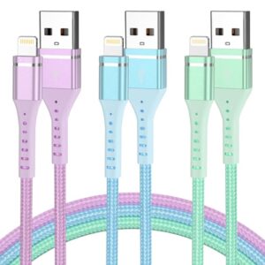 iPhone Charger Cable 3Pack 6FT