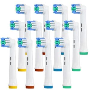 12 Pack Toothbrush Head Compatible with Braun Oral B