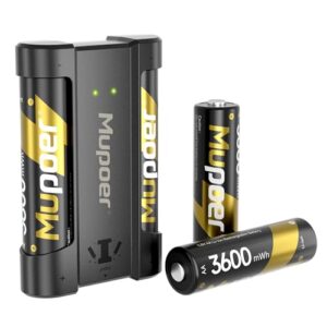 AA Rechargeable BatterIes with Charger