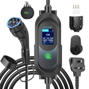 EVJUICION EV Charger Cable Type 2 to 3 Pin Plug